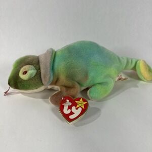 Ty Beanie Baby 9‎ inch Rainbow The Chameleon 1997 With Tag